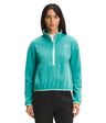 Womens TKA Glacier Crop Top - Porcelain Green