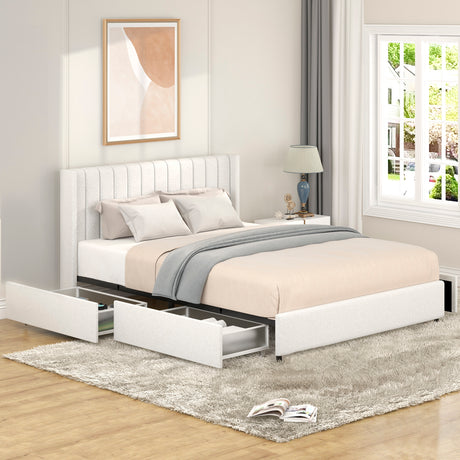 Anda-queen-ivory-boucle-bed-with-4-drawer-storage,-tufted-headboard-Headboards