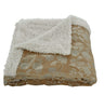Faith, Hope, Love Home Decor Home Essentials Silver Flower Sherpa Plush Throw