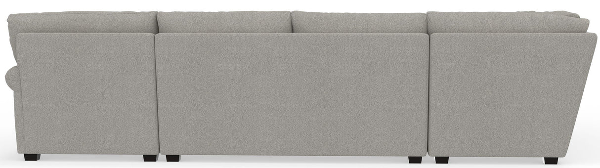 Livingston - Sectional With Comfort Coil Seating, 40" Cocktail Ottoman And Accent Pillows Included