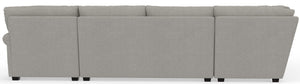 Livingston - Sectional With Comfort Coil Seating, 40" Cocktail Ottoman And Accent Pillows Included