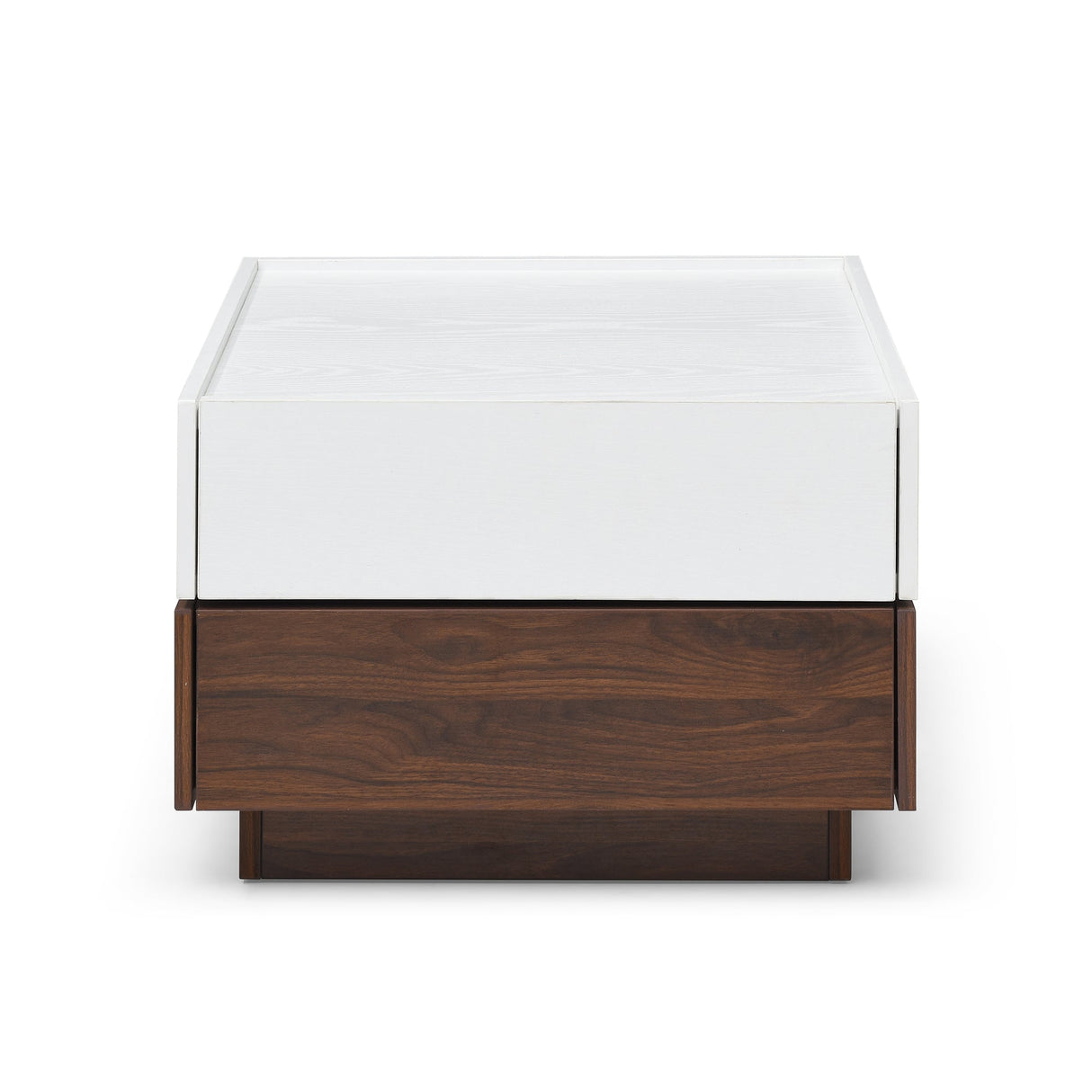 Rotating Coffee Table with 2 Drawers