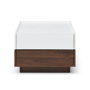 Rotating Coffee Table with 2 Drawers