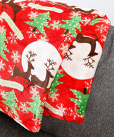 Decor&More Festive Holiday Microplush Throw Blanket (50" x 60") - Forest Friends