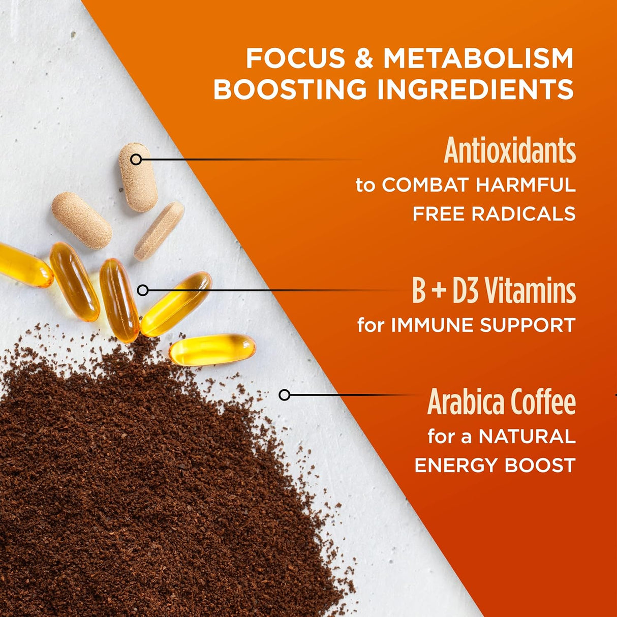 Slim Organic Coffee Pods with Diet Support  Bold Flavor