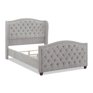 The Eldhavn™ Nailhead Upholstered Bedframe King