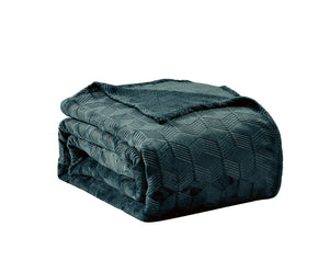 Ultra Plush by Decor&More Amrani Chevron Arrow Jacquard Microplush Blanket