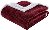 Home essentials braided sherpa blanket