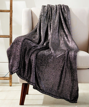 Faith, Hope, Love Home Decor Velvet Touch Metallic Sparkle Microplush Throw Blanket