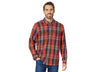 LLBean Men's Slightly Fitted Currant Plaid Flannel Shirt