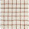 Cejon Heritage Plaid Blanket Scarf, Creme