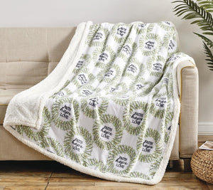 Faith Hope Love Home Decor Oversized Luxe Plush Throw Blanket