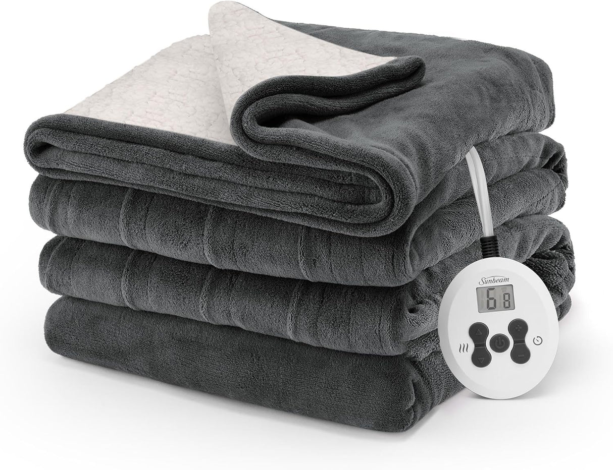 Sunbeam-Royal-Luxe-Sherpa-Night-Fog-Heated-Blanket-Twin-Heated-Blanket