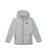 LLBean Kids Hooded Sweater Fleece Pewter
