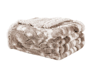 Faith, Hope, Love Home Decor King Size Alaska Faux Fur Sherpa Blanket