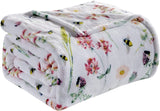Primavera in bloom by decor&more oversized luxe plush king size blanket (102" x 90")