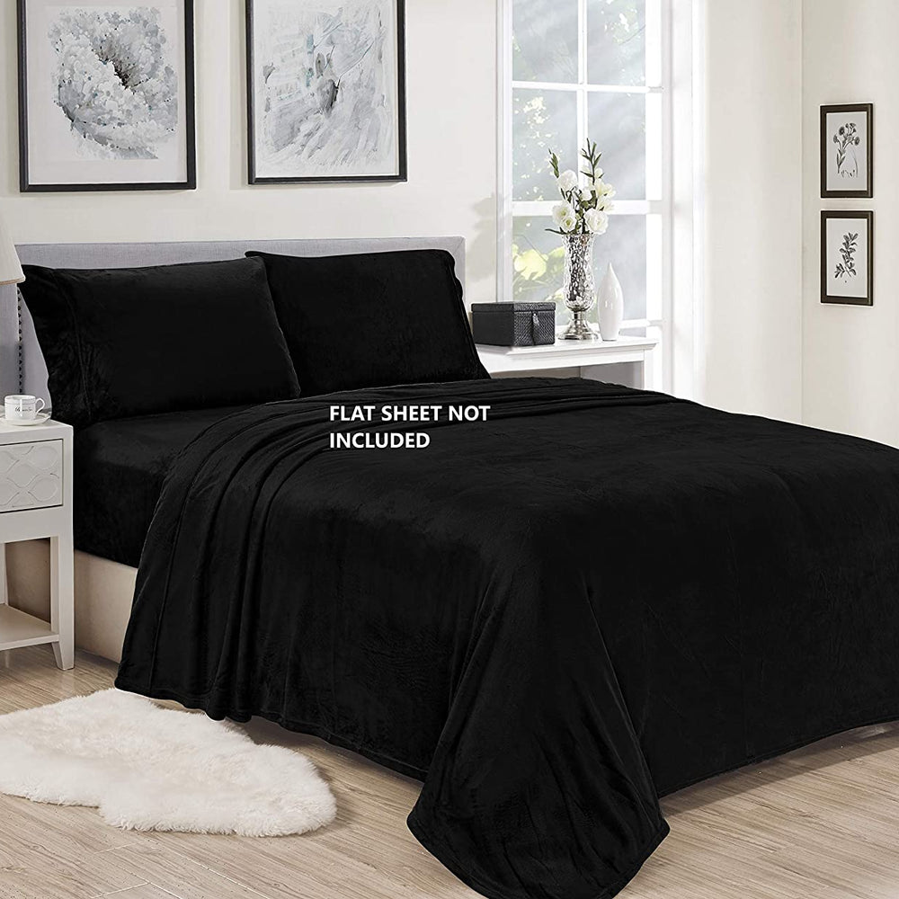 Decor&More Luxury Elegance Extra Soft Velvet Touch Microplush Sheet Set