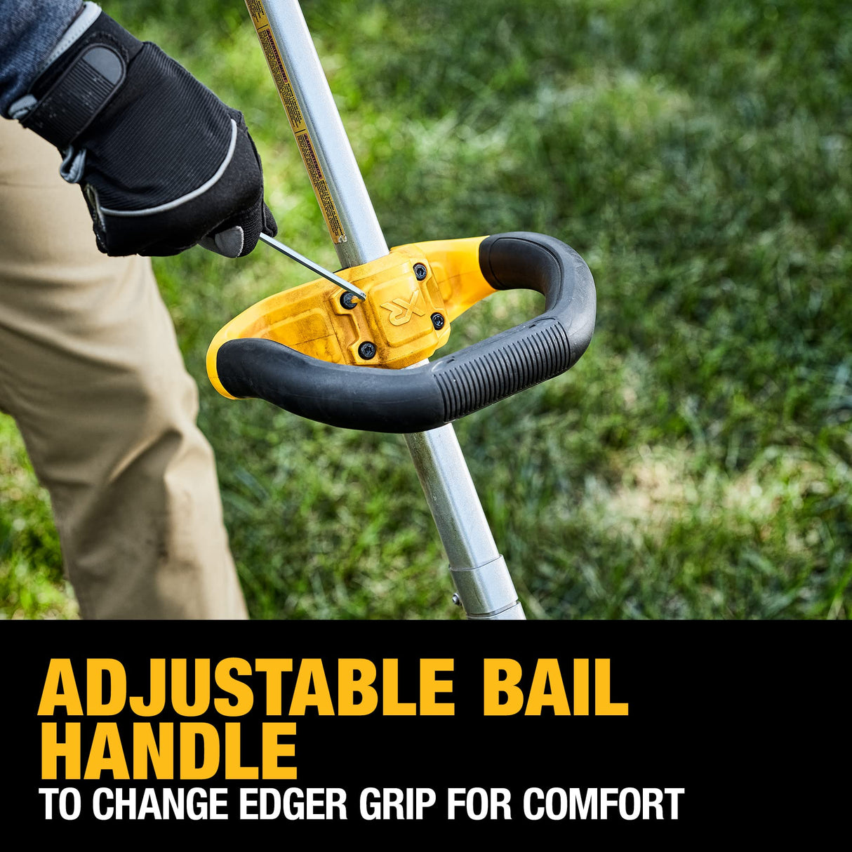 Open Box -  DEWALT 20-Volt Lithium-Ion Cordless Edger Kit with 4 Ah Battery and Charger
