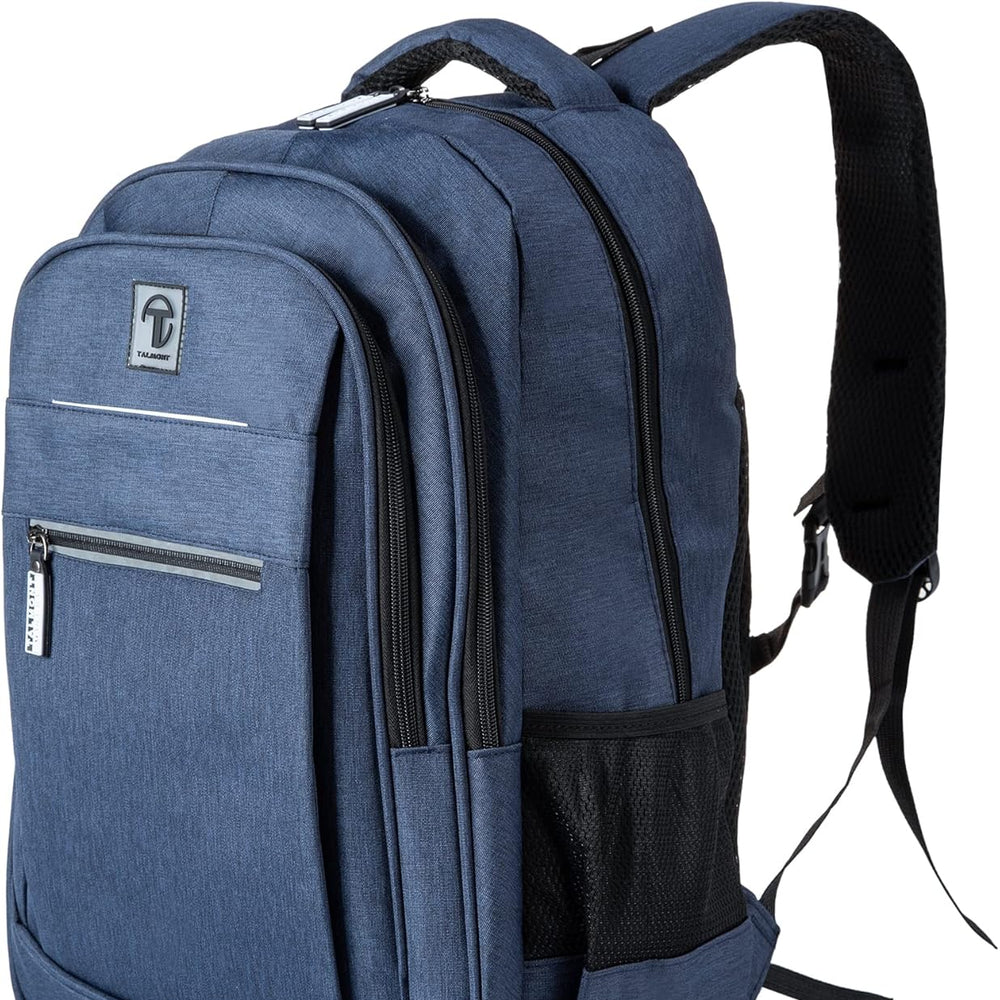 Talmont Extra Large Laptop Backpack – Travel Carry-On, Fits 17" & 15.6" Laptops, Water-Resistant Anti-Theft Business Bag for Men & Women
