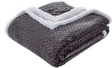 Home essentials braided sherpa blanket