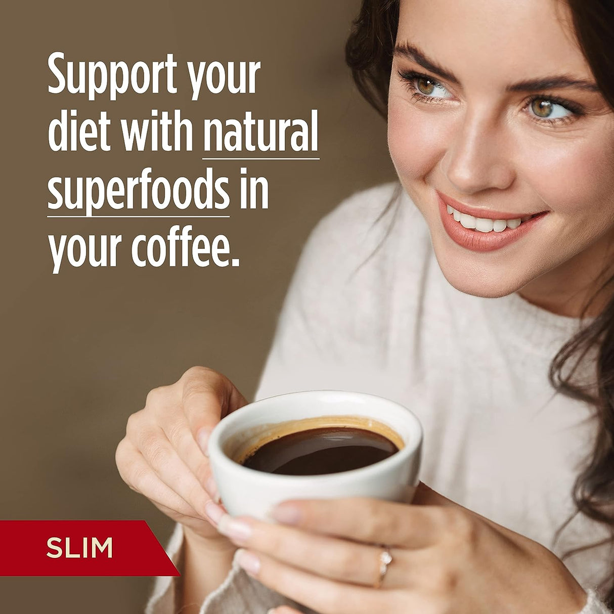 Slim Organic Coffee Pods with Diet Support  Bold Flavor