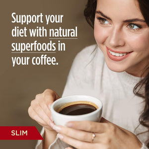 Slim Organic Coffee Pods with Diet Support Bold Flavor