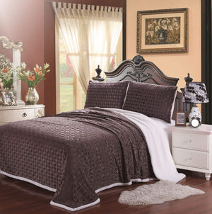 Faith, Hope, Love Home Decor Home Essentials Fantasia Sherpa Blanket