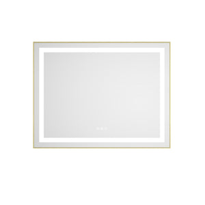 36" x 28" LED Bathroom Mirror with Front and Backlight