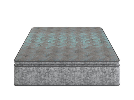 Restonic comfort care 10' hybrid, euro top,  individual pocketed coil mattress , plush comfort