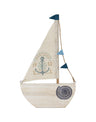 Wood sailboat wall decor 16.5"h