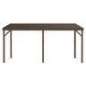 12'x16' Hardtop Lean-To Gazebo with Gutters