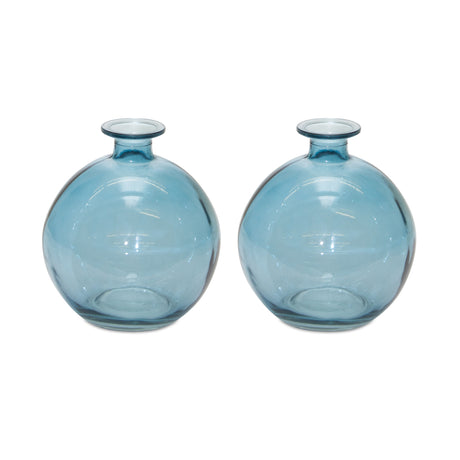 Glass-bubble-vase-(set-of-2)-Vases