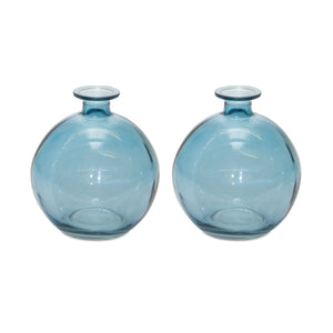 Glass Bubble Vase (Set of 2)