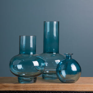 Glass Bubble Vase (Set of 2)