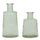 Sage-Green-Glass-Bottle-Vase-(Set-of-2)-Vases
