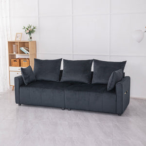 Velvet Modern 2-Seater Sofa