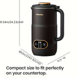 8-in-1 Nut Milk Maker Machine – 35oz Soy, Almond, Oat, Plant-Based Milk Maker