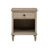 Victoria Nightstand with Open Storage - French Design - Multiple Colors