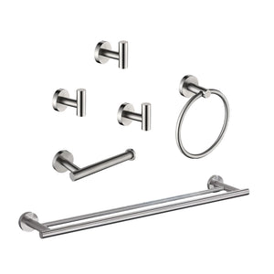 6-Pieces Bathroom Hardware Accessories Set