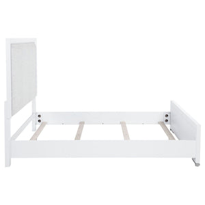 Gracemont 57-inch Queen Panel Bed Grey and White