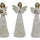Beige-Floral-Etched-Angel-Figurine-(Set-of-3)-Figurines