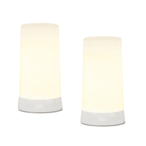 LED-White-Flickering-Light-Designer-Candle-with-Remote-and-Magnet-(Set-of-2)-Candles