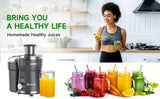 500W Juicer Machine for Fruits & Veggies – Wide Mouth, Stainless Steel, Easy Clean