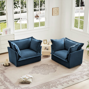 Set of 2 Slipcovered Armchairs