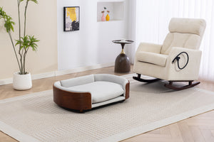 Scandinavian Style Elevated Dog Bed Pet Sofa
