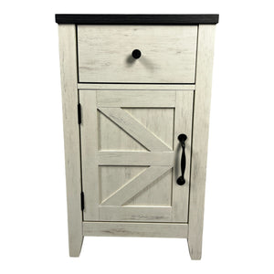 Farmhouse End Table with Charging Station