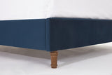 Luxury Wingback Upholstered Bed Frame