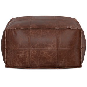 Sheffield - Handcrafted Square Pouf