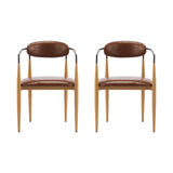 Fielding Mid-Century Modern Dining Chair, Set of 2