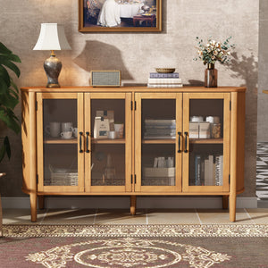 Stylish Large Storage Cabinet with 4 Doors